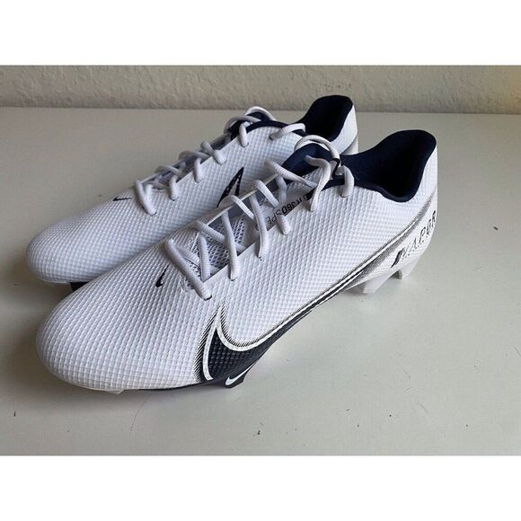 Nike Vapor Edge Speed 360 Football Cleats White Navy Blue CV6349-102 Men’s 14.5 - Picture 7 of 11